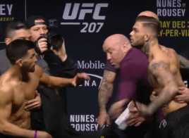UFC 207 – le staredown tendu entre Dominick Cruz et Cody Garbrandt