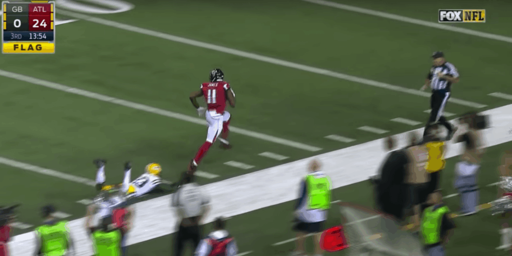 Julio Jones et les Falcons ont démonté les Packers