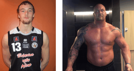 Haf&thorn;&oacute;r J&uacute;l&iacute;us Bj&ouml;rnsson de basketteur flingu&eacute; &agrave; marmule de l&rsquo;espace