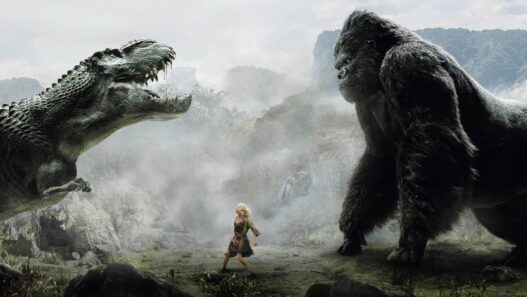 La bataille entre King Kong et les Vastatosaurus en 4K