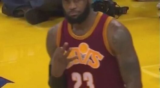 LeBron James rappelle à un fan des Warriors qui est le patron