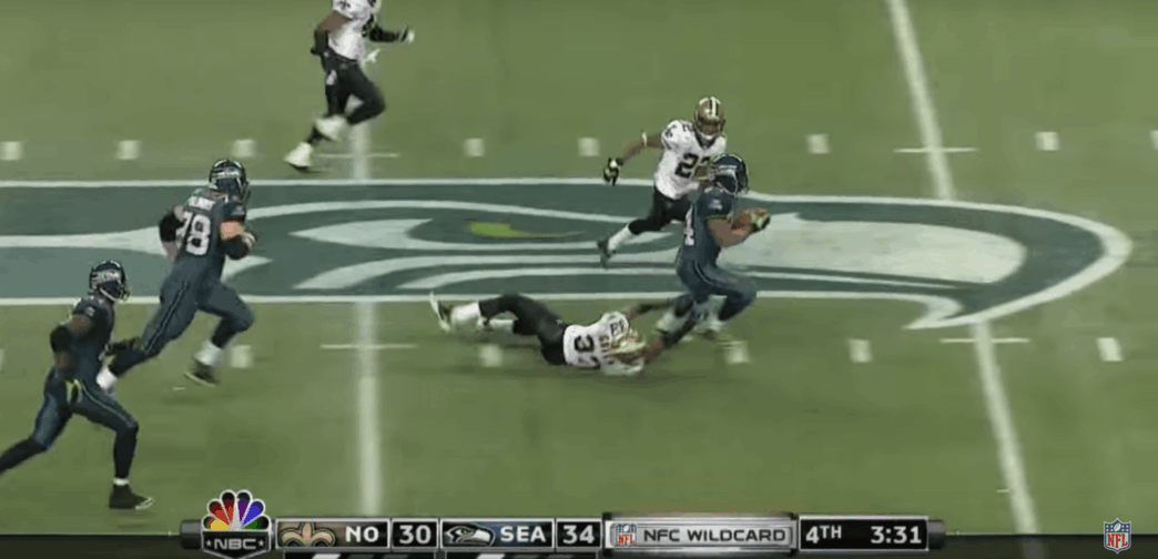 Marshawn Lynch et son Beast Quake contre les New Orleans Saints