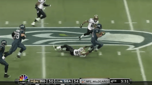 Marshawn Lynch et son Beast Quake contre les New Orleans Saints