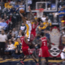 Paul George et son poster terrifiant sur Clint Capela