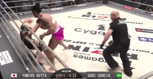 Au Rizin, Gabi Garcia a démonté une catcheuse de 49 ans