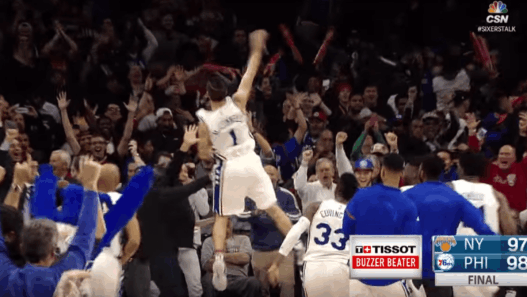 Sixers Knicks Buzzer