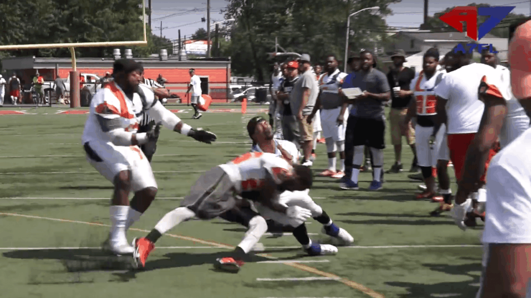 A7FL, la ligue de Football Américain qui se joue sans protection ni casque