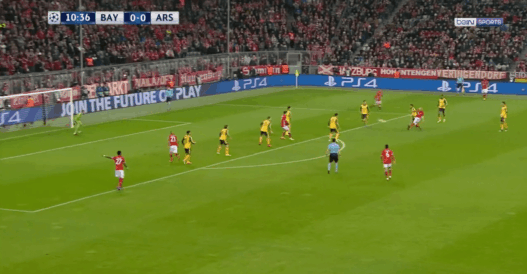 Arjen Robben ouvre le score contre Arsenal sur un bijou