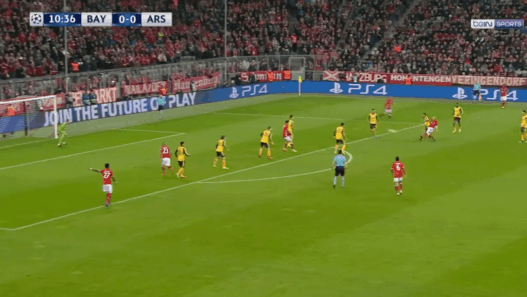 Arjen Robben ouvre le score contre Arsenal sur un bijou