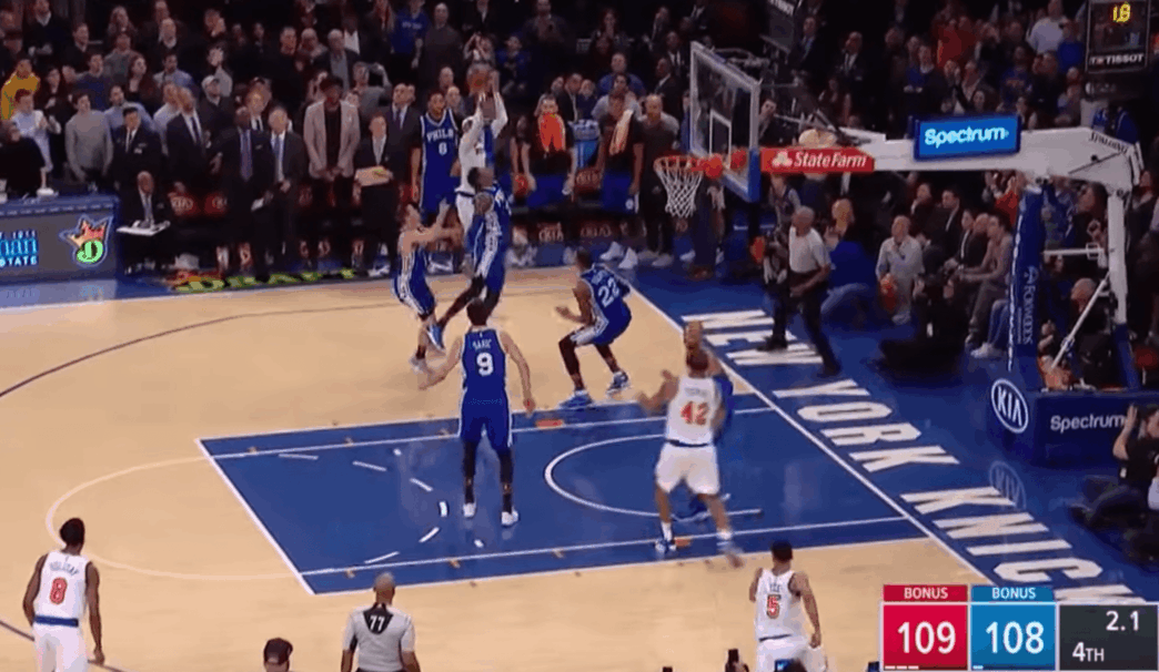Carmelo Anthony envoie le Game Winner contre les Sixers