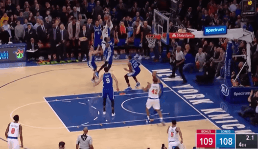 Carmelo Anthony envoie le Game Winner contre les Sixers