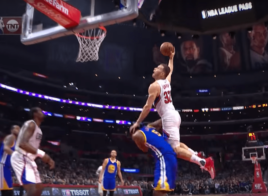 Clippers vs. Warriors - Blake Griffin enterre le pauvre Kevon Looney