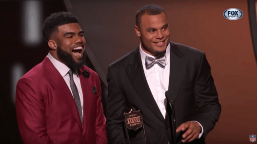 Dak Prescott et son discours pour le titre de rookie offensif de l’année