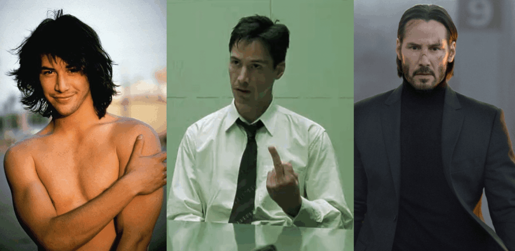 Keanu Reeves en 32 ans de carrière – de jeune premier à machine à tuer