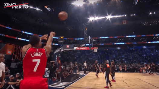Concours à trois-points – Kyle Lowry fait un airball sur sa première tentative