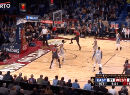 Le alley-oop entre Kevin Durant et Russell Westbrook