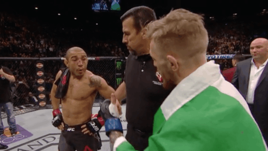 Ce que Conor McGregor a dit &agrave; Jos&eacute; Aldo apr&egrave;s le KO de 13 secondes