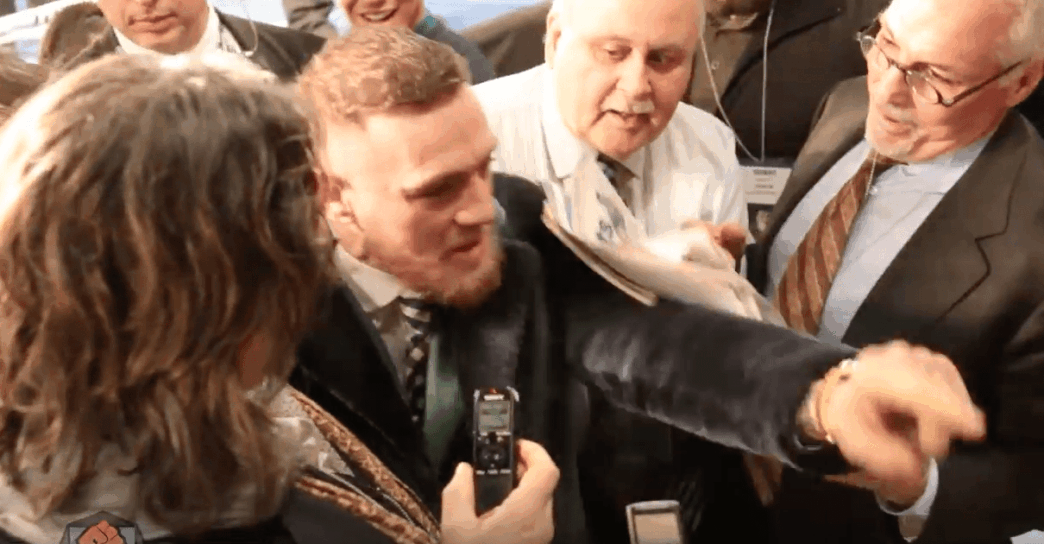 Conor McGregor déchaîné au Madison Square Garden au sujet du combat contre Mayweather