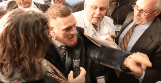 Conor McGregor déchaîné au Madison Square Garden au sujet du combat contre Mayweather