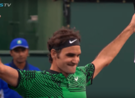 Indian Wells 2017 - Roger Federer donne à la leçon à Rafael Nadal