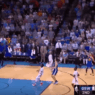 Le buzzer beater de Stephen Curry juste après la bagarre contre OKC