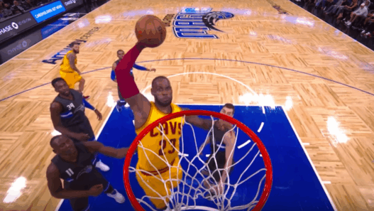 LeBron James envoie le triple double et gère le Magic