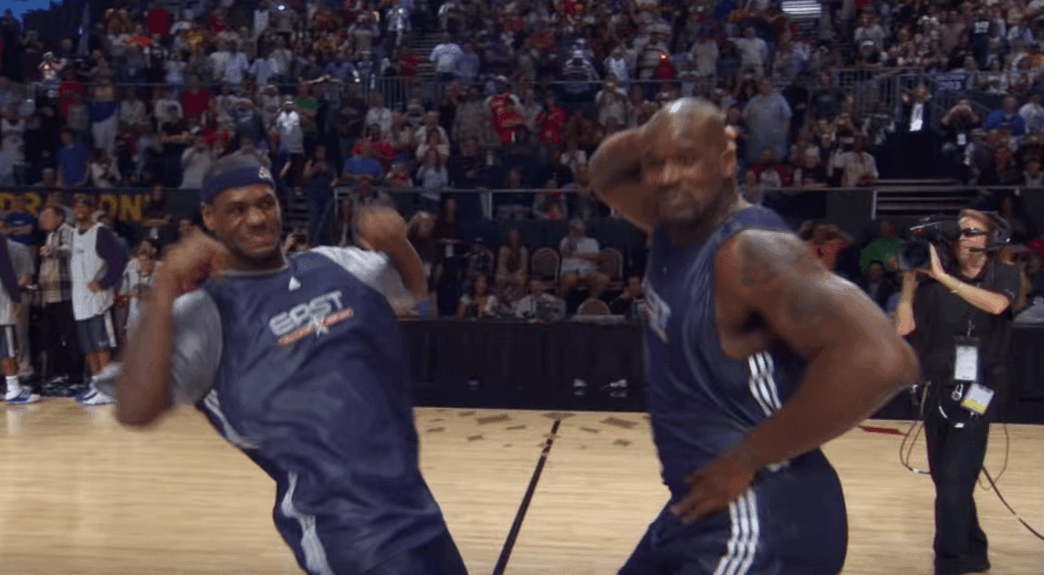 Quand LeBron James et Shaquille O’Neal se faisaient une battle pendant le All-Star Weekend