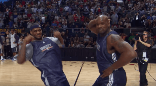 Quand LeBron James et Shaquille O’Neal se faisaient une battle pendant le All-Star Weekend