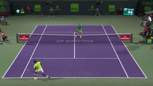 La merveille de passing de Rafael Nadal contre Jack Sock