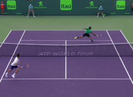Roger Federer l’emporte contre Roberto Bautista Agut à Miami