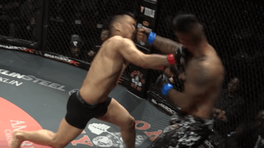 Un double KO lors du Shamrock FC 285 entre Axel Cazares et Alan Vasquez