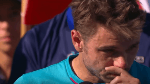 En larmes, le discours magique de Wawrinka après sa défaite contre Federer