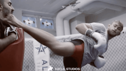 Alexander Gustafsson envoie un kick en pleine mâchoire à son coach, qui ne bronche pas