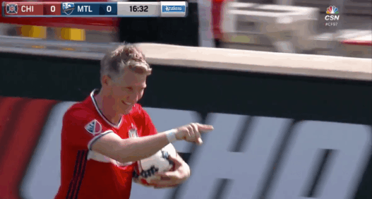 Bastian Schweinsteiger marque pour ses grands débuts avec Chicago