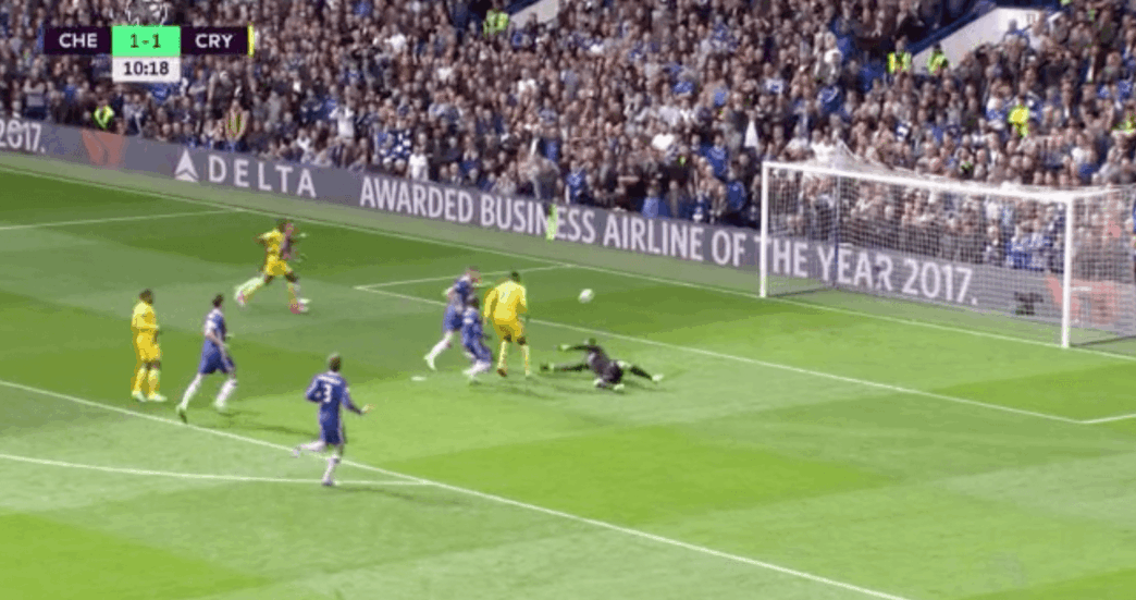 Christian Benteke se paye la défense des Blues et Thibaut Courtois