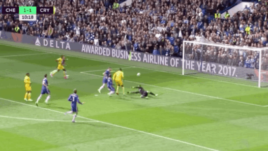 Christian Benteke se paye la défense des Blues et Thibaut Courtois