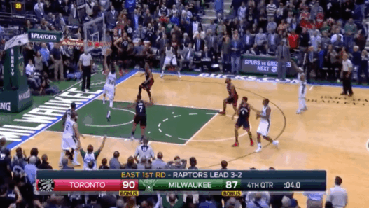 Le dunk incompréhensible de Giannis Antetokounmpo dans le money-time