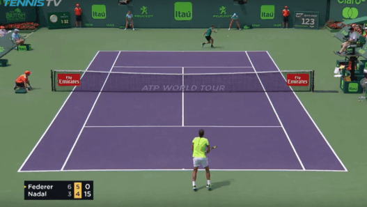 Le superbe revers de Federer qui a dégoûté Rafael Nadal