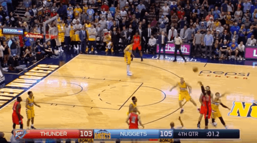 L’énorme Game Winner au buzzer de Russell Westbrook contre les Nuggets