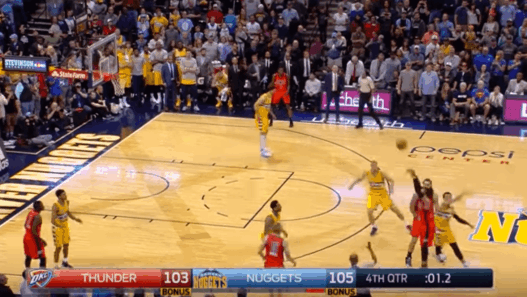 L’énorme Game Winner au buzzer de Russell Westbrook contre les Nuggets