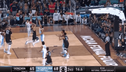 Gonzaga vs. North Carolina - Le contre Kennedy Meeks