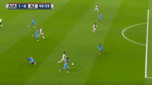 La chevauchée fantastique de Justin Kluivert contre l’AZ Alkmaar