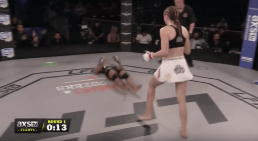 Le KO féminin de l’année entre Sabina Mazo et Jamie Thorton