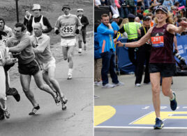 50 ans après, Kathrine Switzer est revenu à Boston pour le marathon
