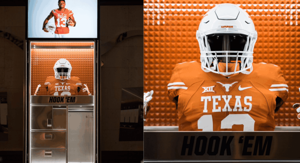 Les vestiaires des Texas Longhorns sont complètement dingues