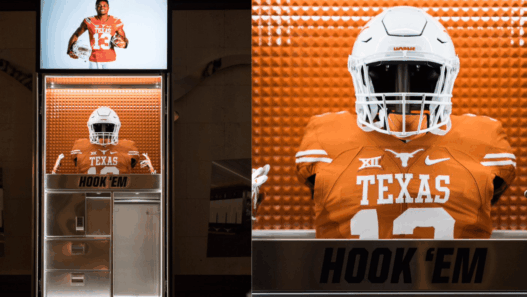 Les vestiaires des Texas Longhorns sont complètement dingues