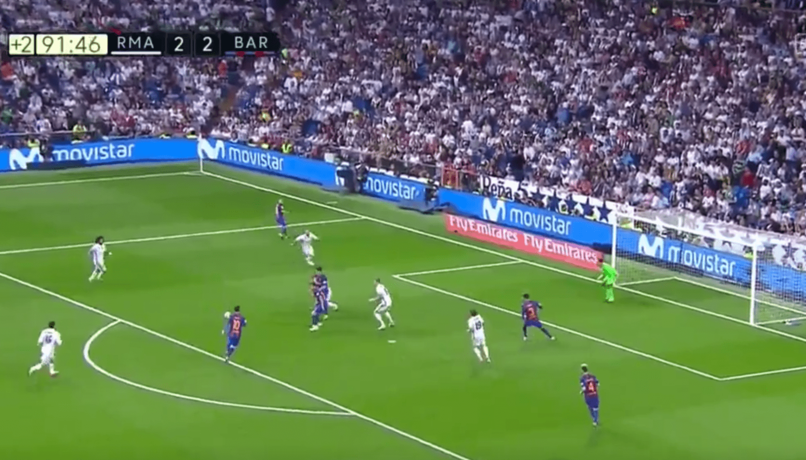 Lionel Messi arrache la victoire pour le FC Barcelone à la 92e minute !