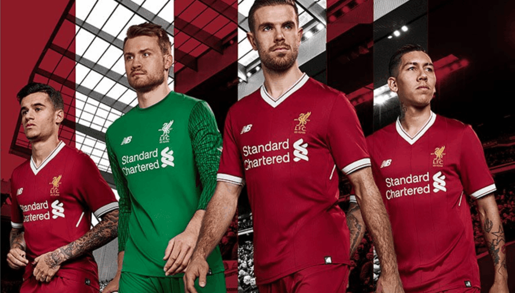 Liverpool présente son maillot pour la saison 2017/2018