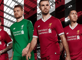 Liverpool présente son maillot pour la saison 2017/2018