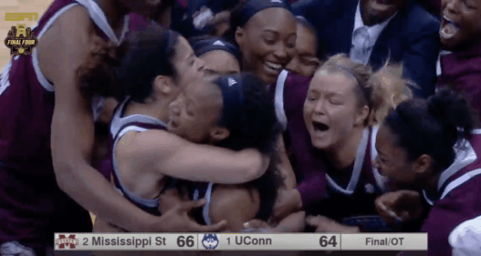 Mississippi State met fin à la série de 111 victoires de UConn au buzzer